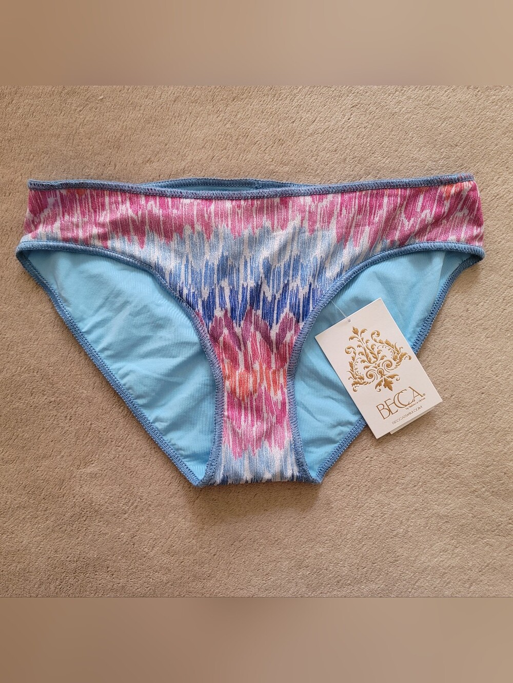 Becca Joshua Tree American Hipster Women Multi-color Swim Bottom Size Small